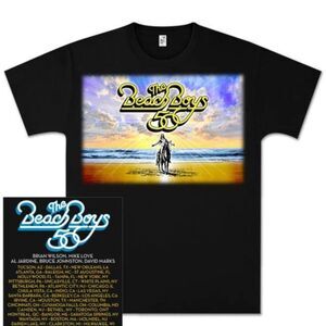 50th Anniversary Tour Tee Black - The Beach Boys 2 Sided T-Shirt